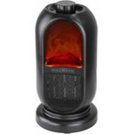 Тепловентилятор керамический FHC-1710WF / 800Вт 4 реж. 2 ур.мощ камин черн / 3000193