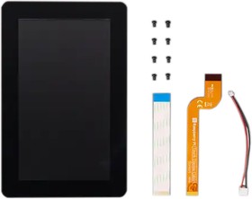Фото 1/4 Raspberry Pi Touchscreen Display 7'' Ver.2, Дисплей 720 × 1280 px для одноплатного ПК Raspberry Pi