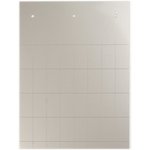 Табличка полужесткая установка в держатель ПВХ-0.5 металлик (уп.240шт) DKC TAS2715M