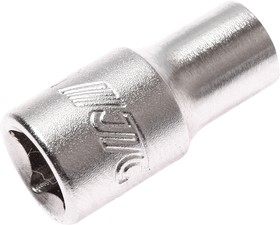 Фото 1/2 Головка торцевая 6-гранная 1/4 х 6мм, длина 25мм JTC /1/20/1000