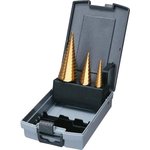 Набор ступенчатых сверл HSS-XE с покрытием TiN, 3 шт 21.3092