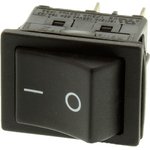 R5ABLKBLKFF0., ROCKER SWITCH,DPST,OFF- ...