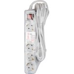 Удлинитель электрический ЭРА U-5es-5m-3x1,5 с заземлением с выключателем 5 ...