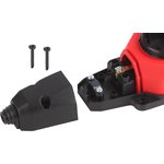 Колодка ЭРА K-2e-RED-IP44 каучуковая с заземлением 2 розетки 16A IP44 красная ...