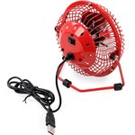 MT-FN2545 красный вентилятор настольный 39959