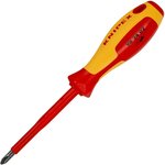 KN-982402, VDE Phillips PH2 x 100 mm screwdriver, length 212 mm, dielectric