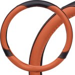 AWCCM05M, Оплетка на руль, искусственная кожа, коричневая/черная ...