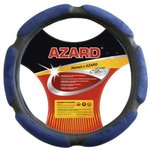 OPLA0072, Оплетка руля M Azard поролон (6 подушечек) синяя ОПЛ00072