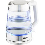 Чайник электрический HAIER HK-500, 1.7л, стекло/пластик