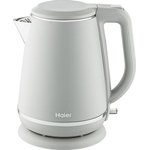 Чайник электрический HAIER HK-502, 1.5л, нержавеющая сталь/пластик