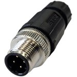 185200168, (СЦМ120022-04D) Вилка, прямая, 4D, М12, PG7