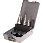 Набор ступенчатых сверл HSS-XE, 3 шт 21.3008