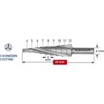 Набор ступенчатых сверл HSS-XE, 3 шт 21.3008