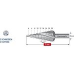 Набор ступенчатых сверл HSS-XE, 3 шт 21.3008