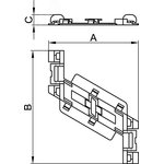 Фиксатор кабеля в кабель-канал TR-E 40 DKC 07711