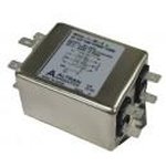 AMI-M31NC-1-6-D, Power Line Filter 3-Phase 50Hz/60Hz 6A 250VAC Quick Connect Flange Mount