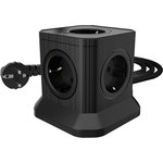 Сетевой фильтр AGNI 5р/3м,черный(TP- VE4U5E-3m-black)