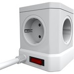 Сетевой фильтр AGNI 5р/2м,3USB 1TYPE-C,белый(TP- VE4U5E-C-2m-white)