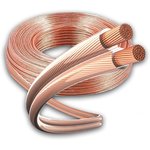 Акустический кабель Pro Legend, 2х2,5мм2, прозрачный, медь, Россия, 10м