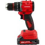 Дрель-шуруповерт Starwind CDB20-2.0/2hs1 40Вт аккум. патрон:быстрозажимной (кейс ...