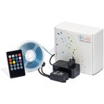 Светодиодная лента MAKSILED 3м, 24В, 9Вт/м, 630д/м, IP20, RGB, с пультом ...