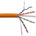 Кабель LANMASTER U/UTP, 4 пары, Кат. 6, с перегородкой, 550Mhz, LSZH, нг(A)-HF ...