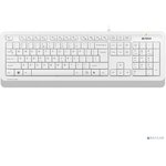 A4Tech FK10 WHITE, Клавиатура A4Tech FK10 белый/серый USB (FK10 WHITE) каб.:1.5м