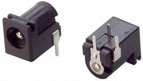 KLS1-MDC-005B-2.5 (DS-261A), Гнездо питания на плату, 2.5х5.5мм – купить оптом и в розницу