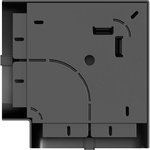 01003A, Flat angle 110x50mm black