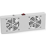 Модуль вентиляторный Cabeus (TRAY-FAN2) 2 вент. серый