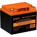 Аккумуляторная батарея ExeGate HR 12-40 (12V 40Ah, под болт М6)