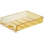Лоток горизонтальный Attache Bright Colours решетчатый прозрачный желтый