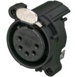 NC5FAH, Разъем: XLR; розетка; женский; под углом 90 °; THT; Цвет ...