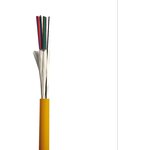 DR-150200, Кабель ВО распределительный, универсальный, 12x9/125 OS2 нг(А)-HF, плотный буфер, желтый