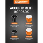 SQ1402-0005, Крышка универсальная D86мм, белый Упак. (50 шт.) TDM Electric