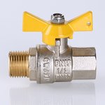CVT027804, Кран шаровой газовый 1/2' ВН рукоятка бабочка VALGAS