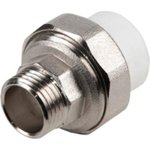 10156020, Муфта разъемная 25x3/4' НР полипропиленовая PPR американка, белая