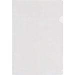 Папка-уголок f4 прозрачная, 10 шт FO-CH04 CLEAR