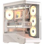 Корпус ATX Formula Crystal U9, Midi-Tower, без БП, белый