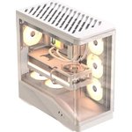 ATX Formula Crystal U9 case, Midi Tower, without PSU, white