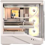 ATX Formula Crystal U9 case, Midi Tower, without PSU, white