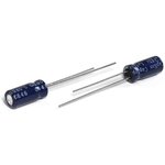 Конденсатор электролитический, емкость 1 мкФ, 63В, 5x11, номинальное отклонение 20, +85C, алюминий, выводы 2L, GS, CapXon