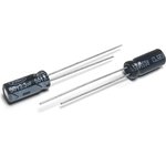 Конденсатор электролитический, емкость 3.3 мкФ, 50В, 5x11, номинальное отклонение 20, +85C, алюминий, выводы 2L, RGS, ETHER
