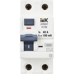 ARMAT Differential Current switch R10N 2P 40A 100mA type AC IEK