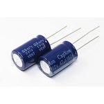 Конденсатор электролитический, емкость 47 мкФ, 160В, 13x20 мм, номинальное отклонение 20, +85C, алюминий, выводы 2L, GS, CapXon