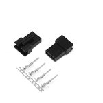 Разъем питания GT вилка, контакты 1x 4, шаг P2.5, монтаж на кабель, GT-04M