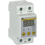 IVR21-1-63, Реле напряжения РН-д 1-ф. 36 мм 63А