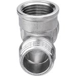 02381, VVN tee 1/2'x1/2'x1/2' transition, nickel-plated, VVN tee