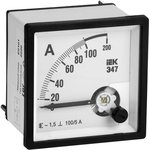 IPA10-6-0100-E, Амперметр Э47 100/5А кл. точн. 1,5 72х72мм