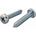саморез DIN 7981 4.8x25 цинк, коp. 500 шт., полусфера, шлиц PH2, острый 814825003500